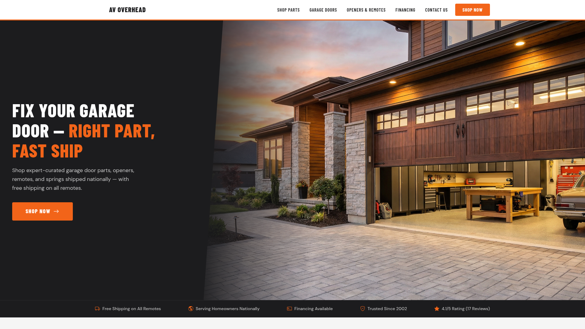 A V Overhead redesign