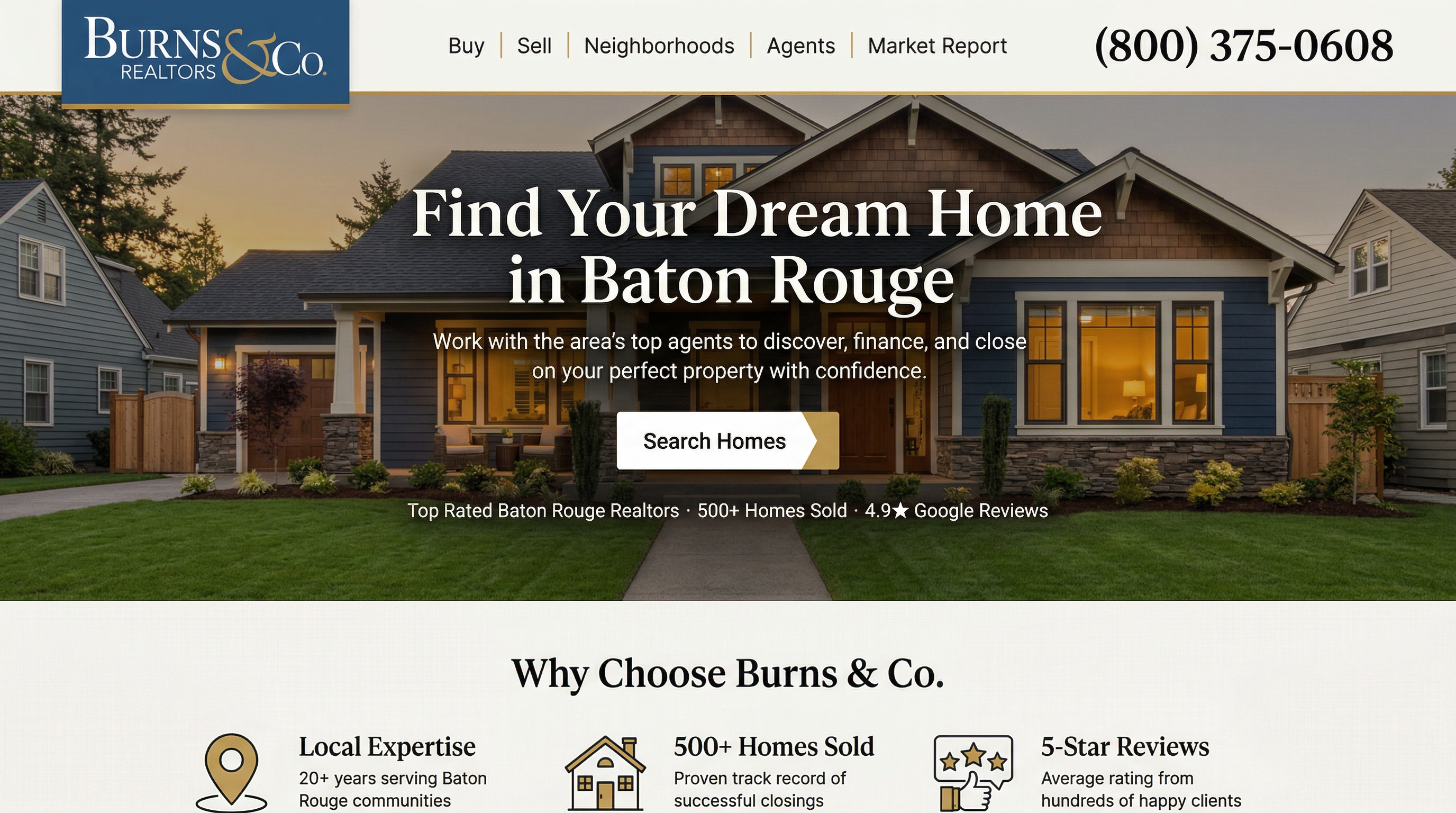 Burns & Co., Inc website preview